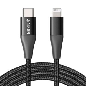 Anker Powerline+ II USB-C Cable with Lightning Connector Black 6ft Anker Powerline+ II USB-C Cable with Lightning Connector Black 6ft